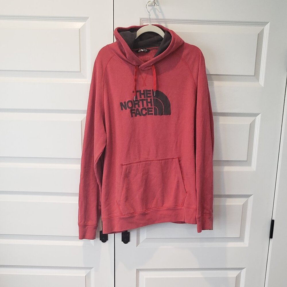 Unisex: The North Face Hooded Sweatshirt Size XXL